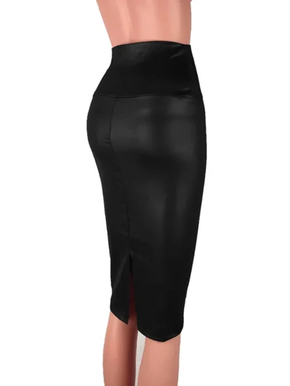 Bodycon Solid Midi Skirts - Image 2