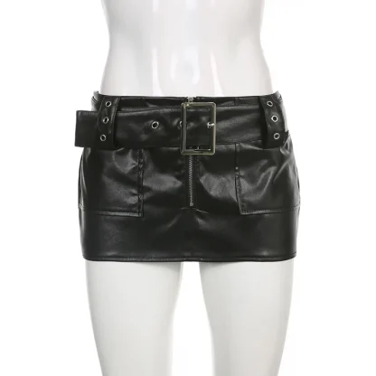 Sexy Low Rise Mini Skirt - Image 5