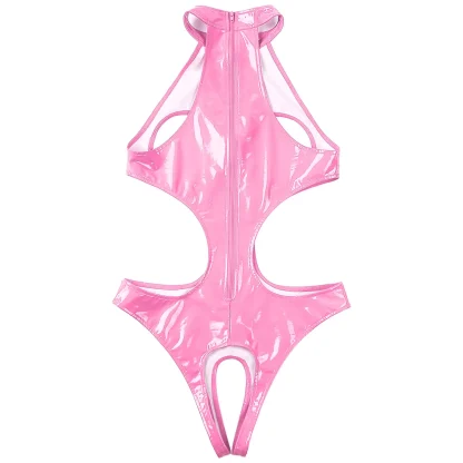 Sexy Open Cup Crotchless Bodysuit - Image 3