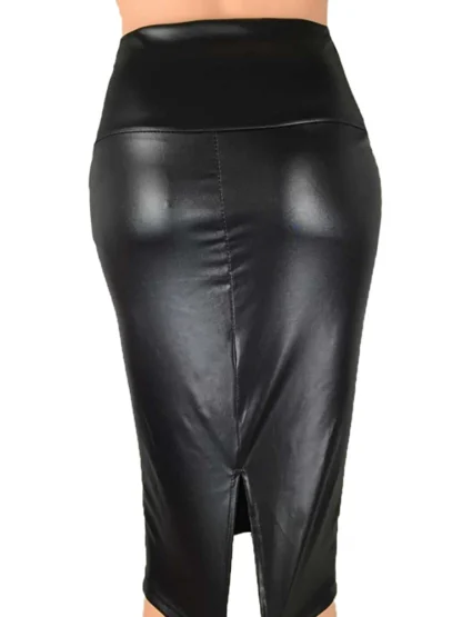 Bodycon Solid Midi Skirts - Image 3