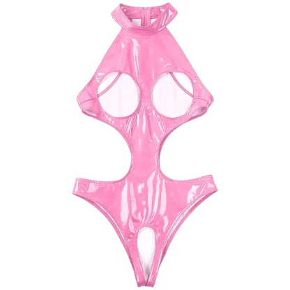 Sexy Open Cup Crotchless Bodysuit - Image 4
