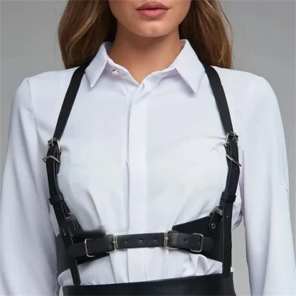 Adjustable Belt Black Corset Harness