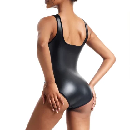 Tummy Control Black Bodysuit - Image 2