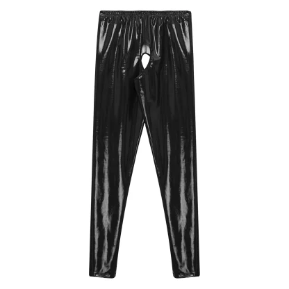 Crotchless Black Leggings - Image 4