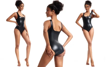 Tummy Control Black Bodysuit - Image 5