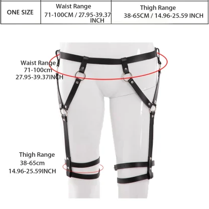 Belted Black Bottom Harness - Image 7
