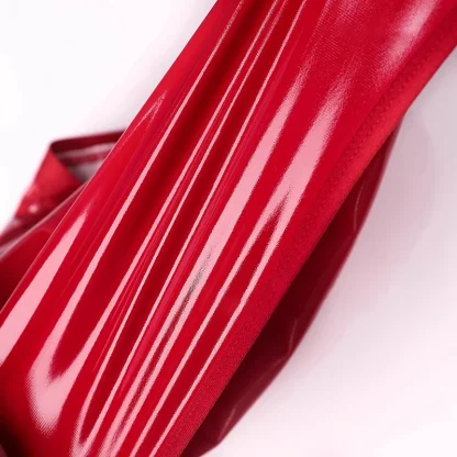 Glossy Mini Skirt Garter Belt - Image 6