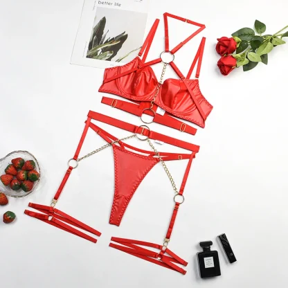 Sexy Chain Decor Lingerie Set - Image 6