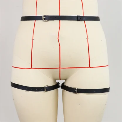 Bowknot Black Thigh Harness - Image 5