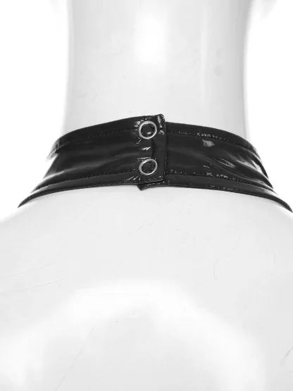 Open Cup Halter Teddy Lingerie - Image 6