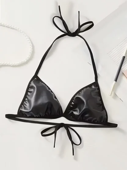Wireless Halter Tie-up Bra - Image 4