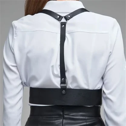 Adjustable Belt Black Corset Harness - Image 6