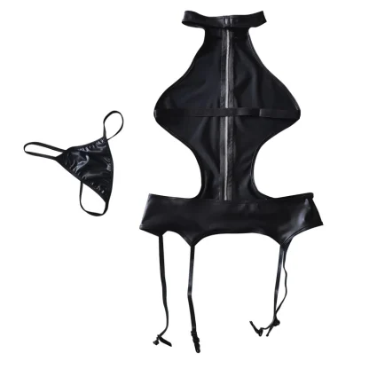 Halter Zippered Lingerie - Image 4