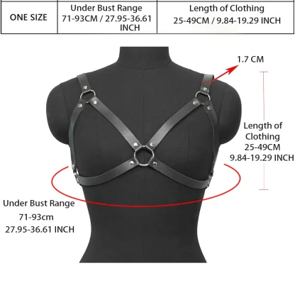 Sexy Black Bra Harnesses - Image 7