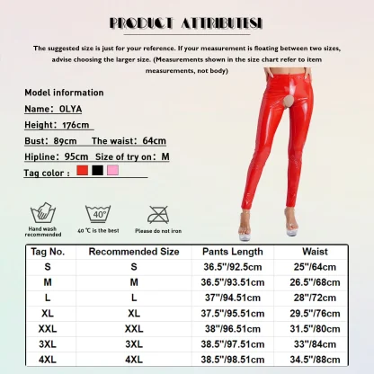Crotchless Black Leggings - Image 7