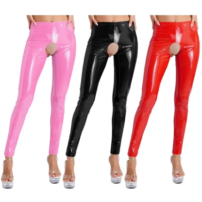 Crotchless Black Leggings - Image 6