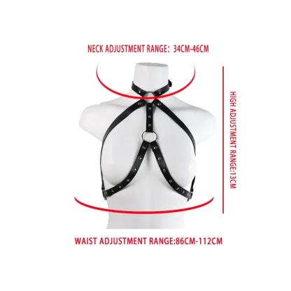 Erotic Halter Rivet Bra Harnesses - Image 7