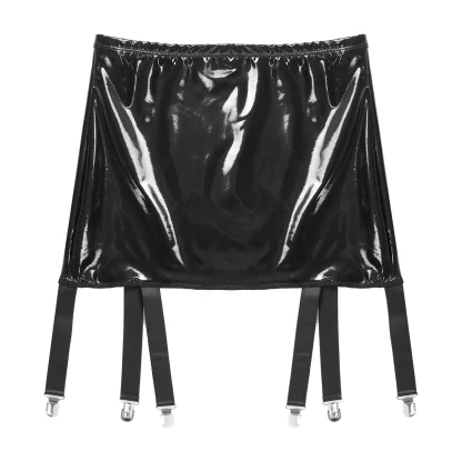 High-waist Bodycon Skirt Garter Belts - Image 3