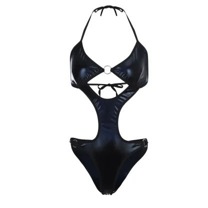 Sexy Cutout Black Bodysuit - Image 4