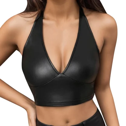 V-neck Halter Corset Top - Image 2