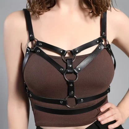 Black Rivet Top Harness - Image 2