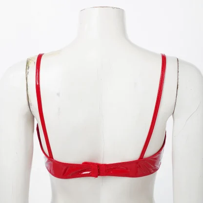 Glossy Wire-free Solid Bras - Image 5