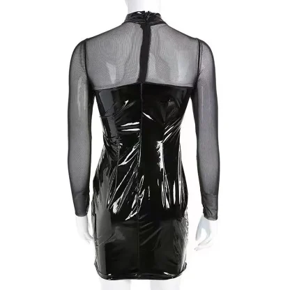 Mesh Sleeve Bodycon Dress - Image 6