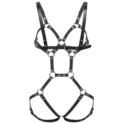 Sexy Rivet Black Harness - Image 6