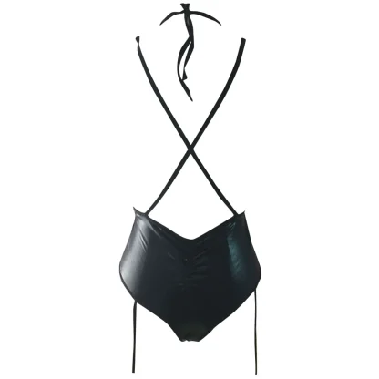 Plus Size Open Crotch Bodysuit - Image 3
