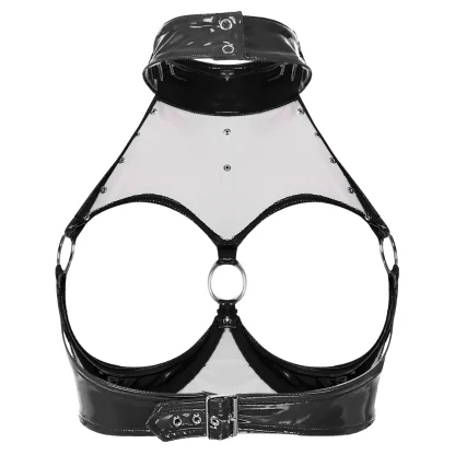 Open Cup Halter Bralette - Image 6