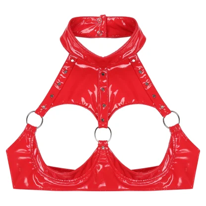 Open Cup Halter Bralette - Image 3