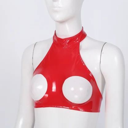 Open Cup Halter Bralette - Image 2