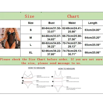 Sexy Mesh Backless G-string Teddy - Image 6