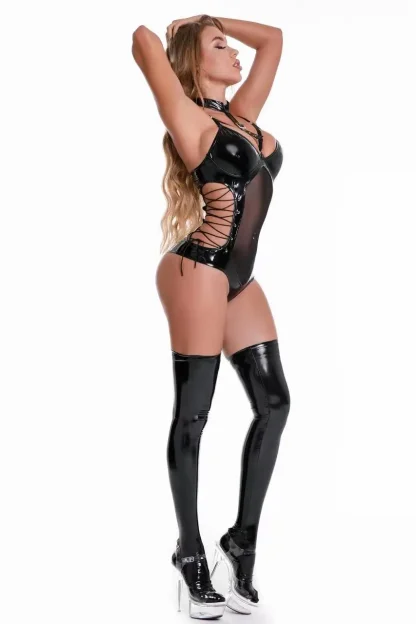 Black See-through Teddy - Image 4