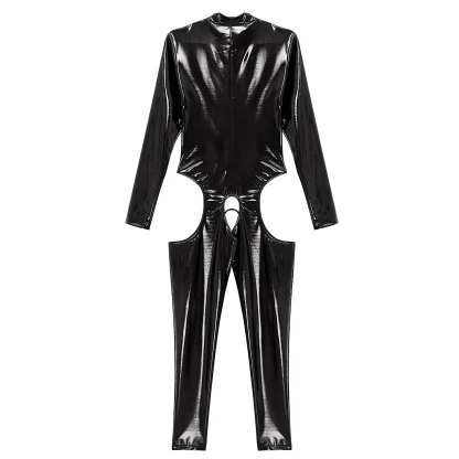 Sexy Hollow Out Catsuit - Image 5