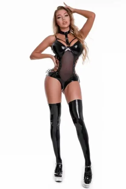 Black See-through Teddy